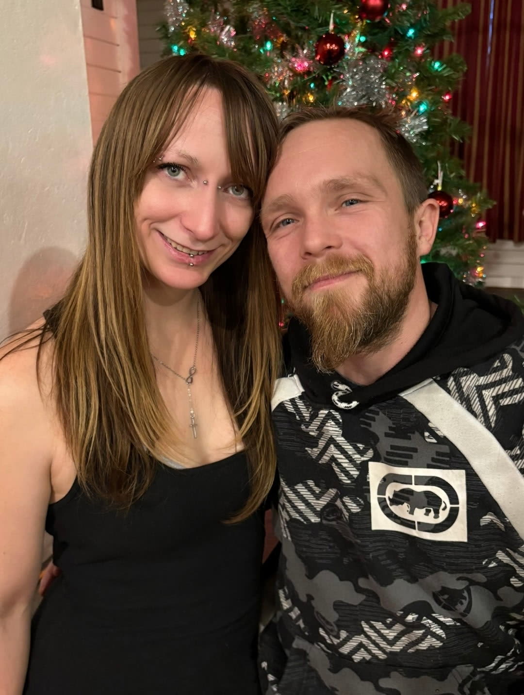 Chase Gwilliam and Sabrina Spelrem, owners of Edmonton Eavestrough